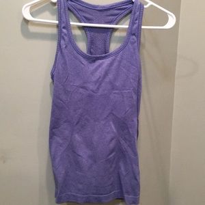 Size 4 like New blue swiftly tank lululemon